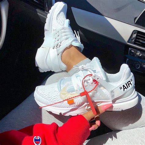 off white presto white check